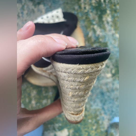 Vintage Y2K Té Casan G’auluce Seldi black white polka dot espadrilles, EU 37 - Picture 16 of 16